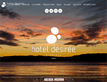 Tablet Screenshot of hotel-desiree.it